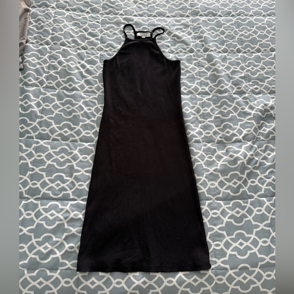 Frankie's Bikinis Black Halter Slip Dress for Cocktail - Picture 1 of 3